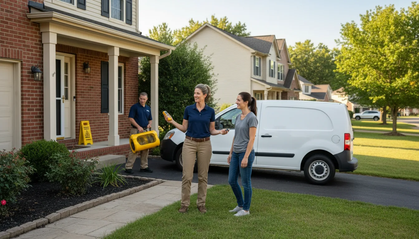 Water restoration image for Dehumidification And Cleanup Services in Buffalo, SD